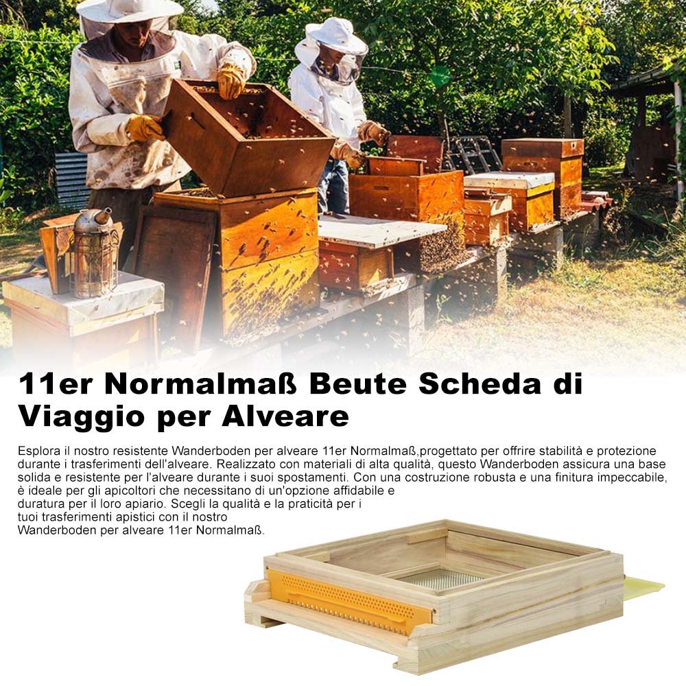 11er Normalmaß Beute Scheda di Viaggio per Alveare - Image 5