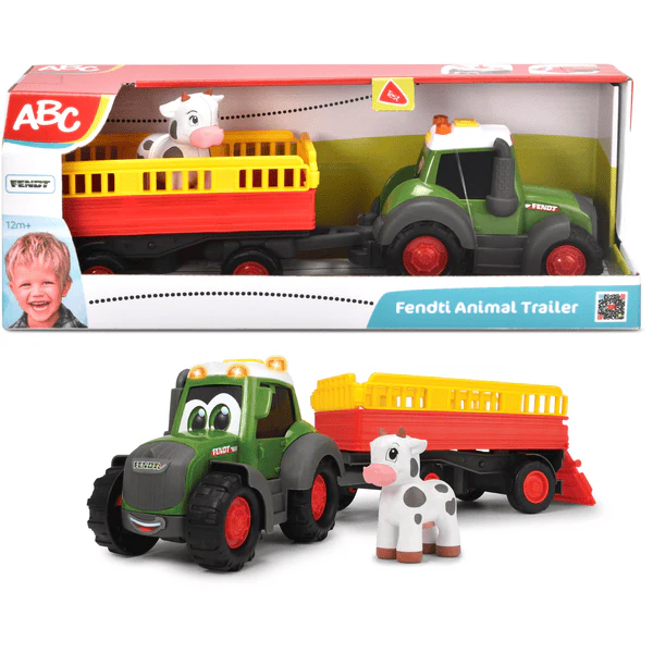 ABC Fendt Trattore con Rimorchio Animali – Giocattolo Agricolo per Bambini - Image 7
