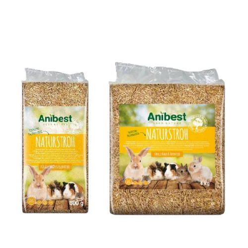Anibest Paglia Naturale – Lettiera per Piccoli Animali, Assorbente e Isolante Termico - Image 2