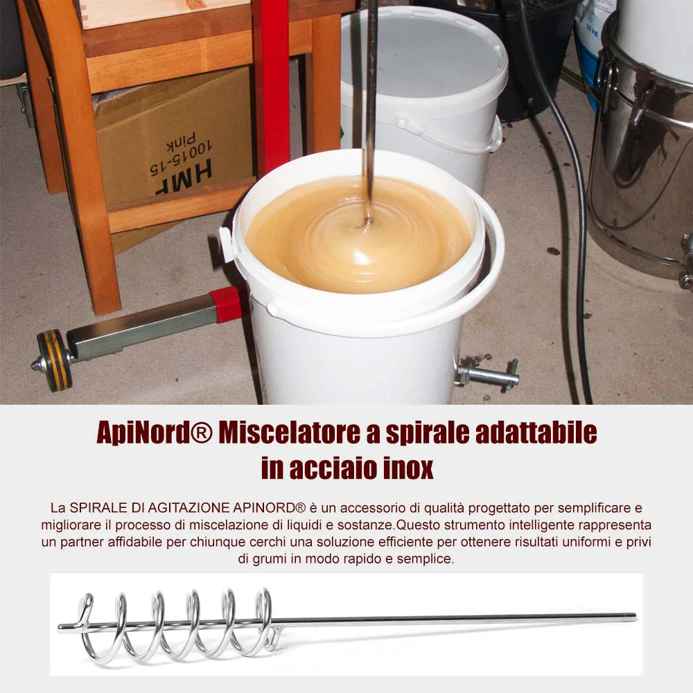 ApiNord® Miscelatore a spirale adattabile in acciaio inox - Image 12