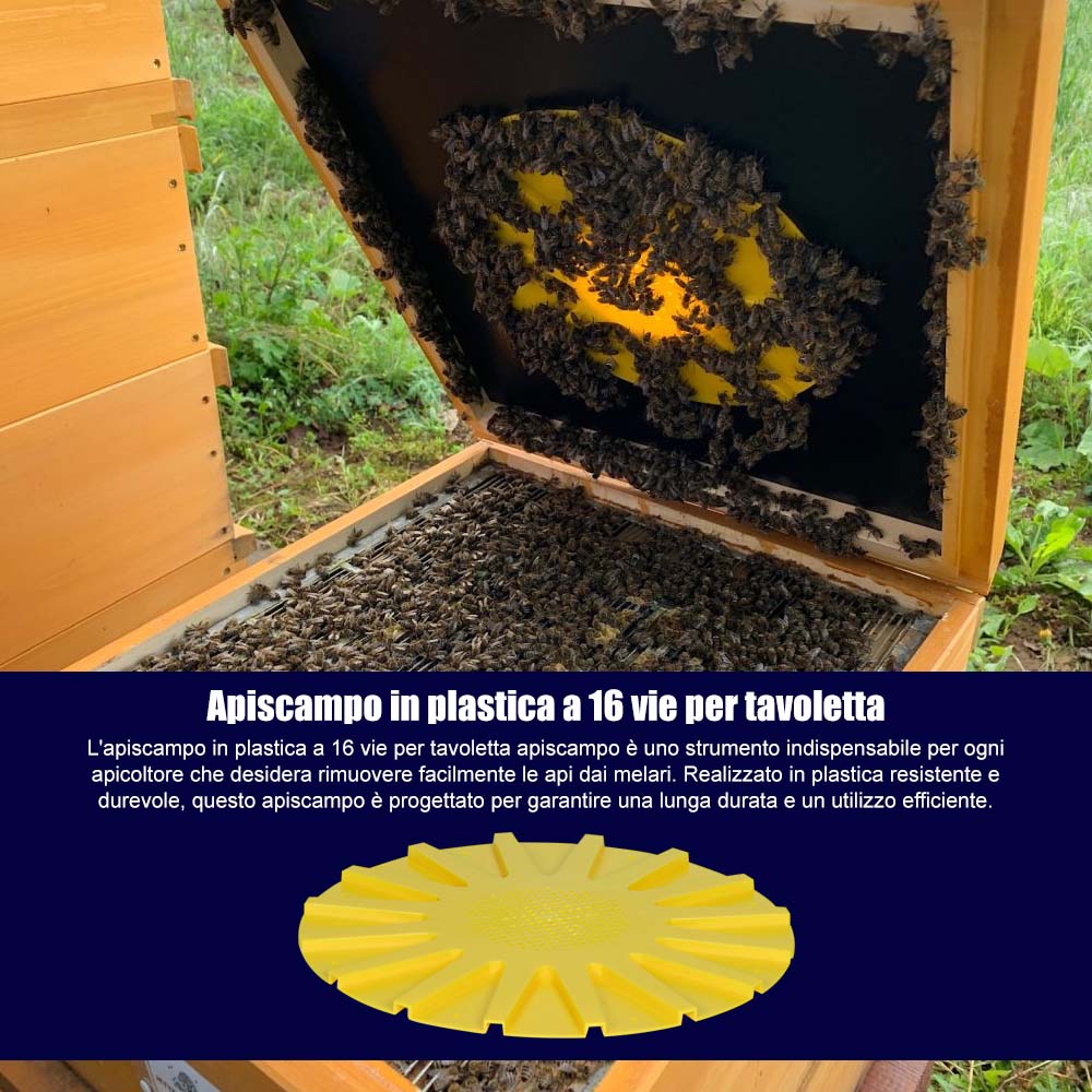 Apiscampo in plastica a 16 vie per tavoletta - Image 13