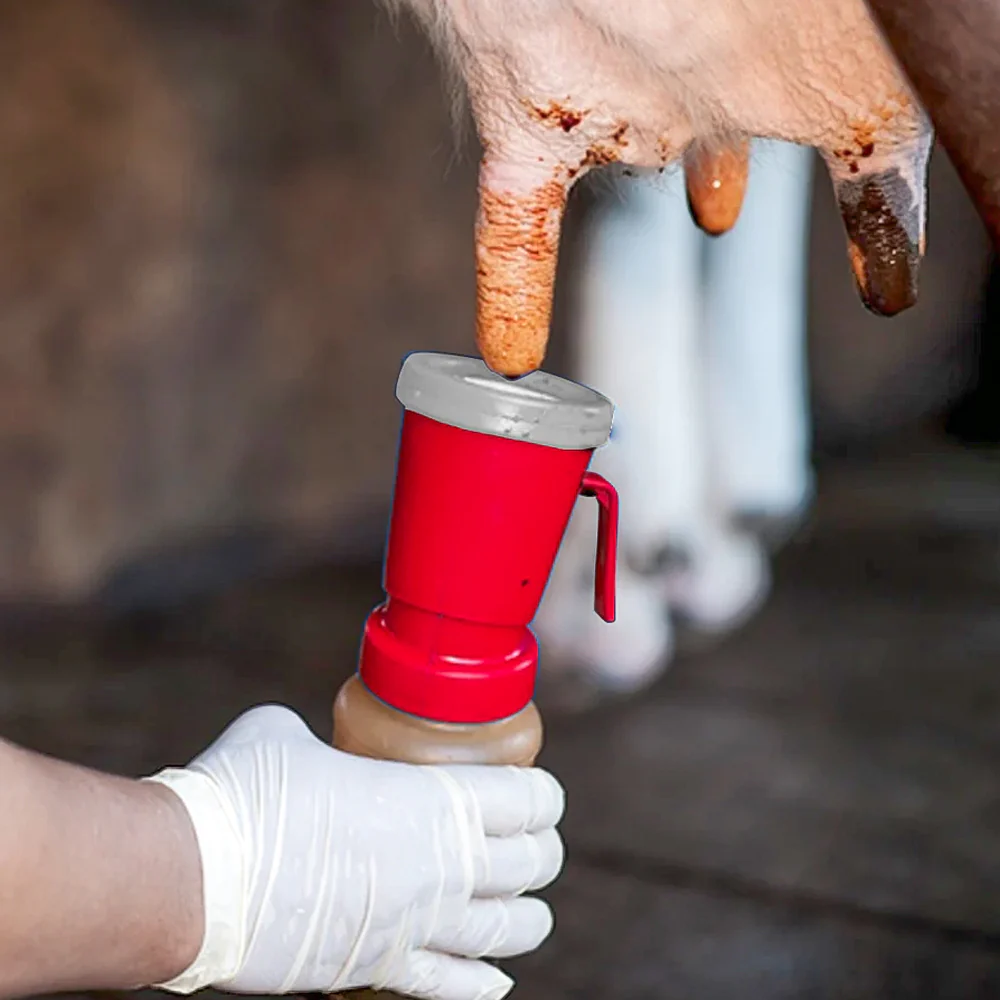 Applicatore per Immersione del Capezzolo - Dispositivo per Igiene della Mammella per Bovini - Pulizia e Disinfezione Sicura - Image 4