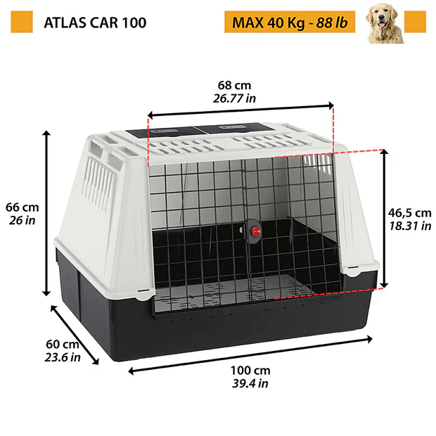 ATLAS CAR Trasportino per cani per viaggio in auto - Image 3
