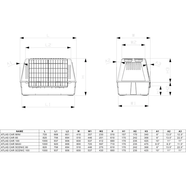 ATLAS CAR Trasportino per cani per viaggio in auto - Image 9