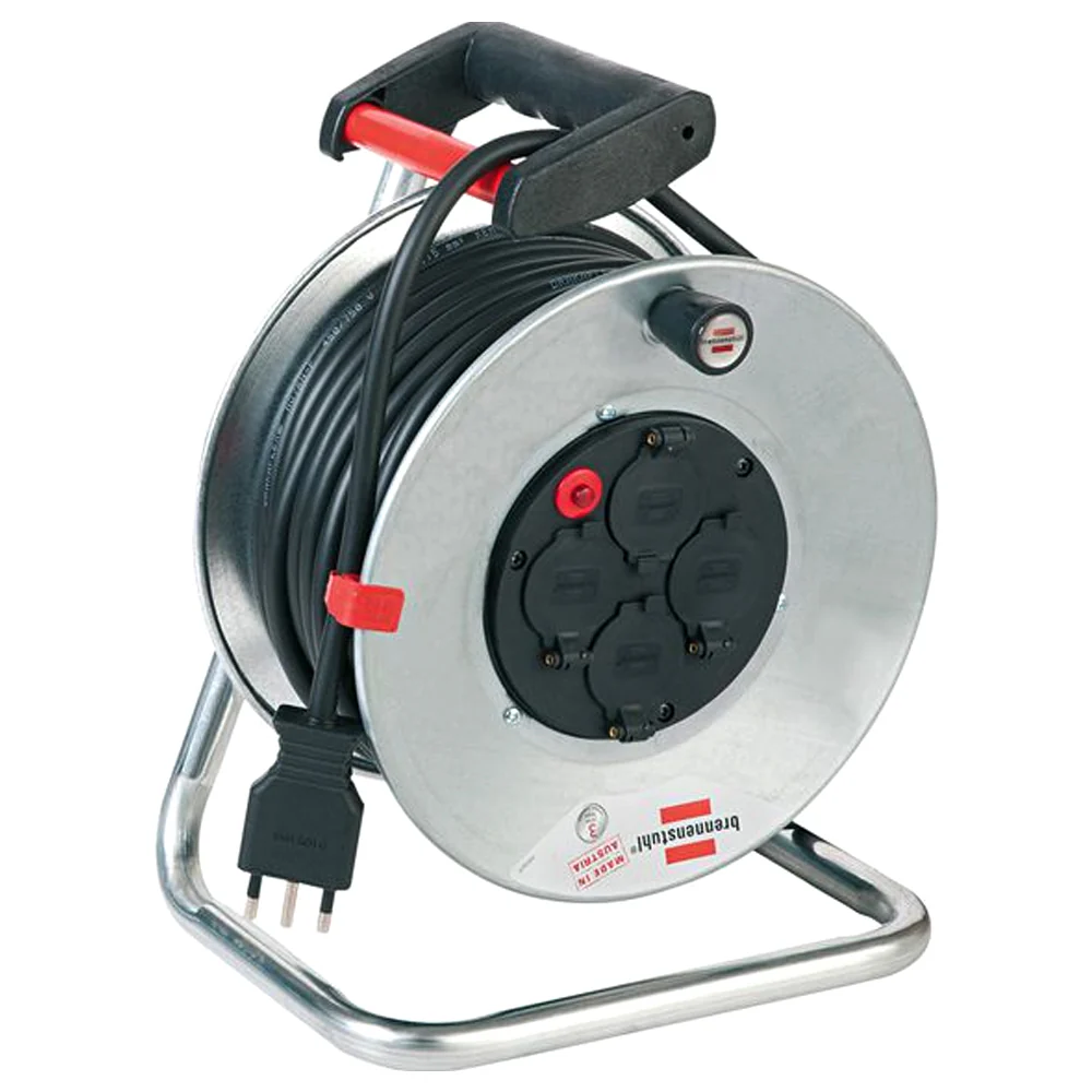 Avvolgicavo Garant SK 240 con 4 Prese, 25m Cavo H07RN-F 3G1,5