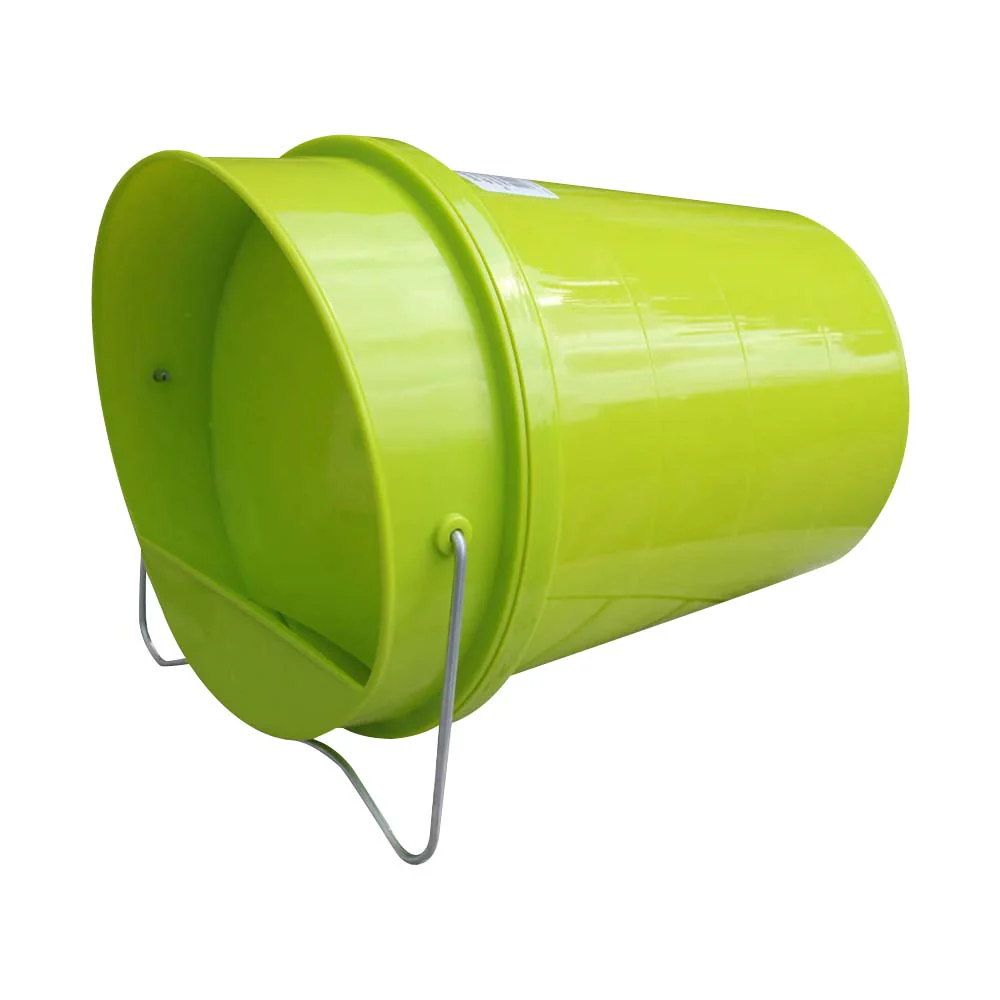 Bevitore a Secchio in Plastica 6 L. (Verde) – Resistente per Pollame con Coperchio Rimovibile - Image 2