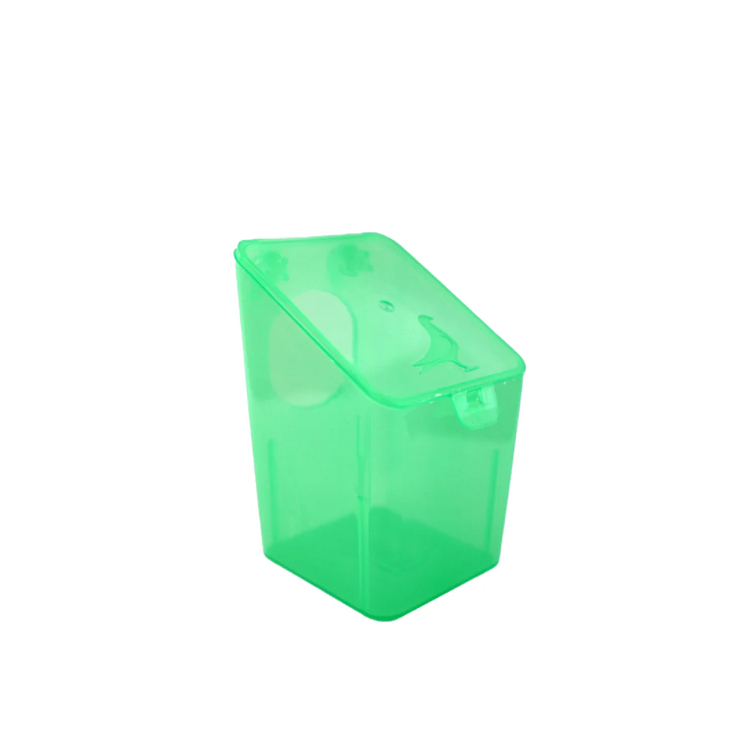 Bevitore e mangiatoia per piccioni 1 foro blu e verde - Image 3