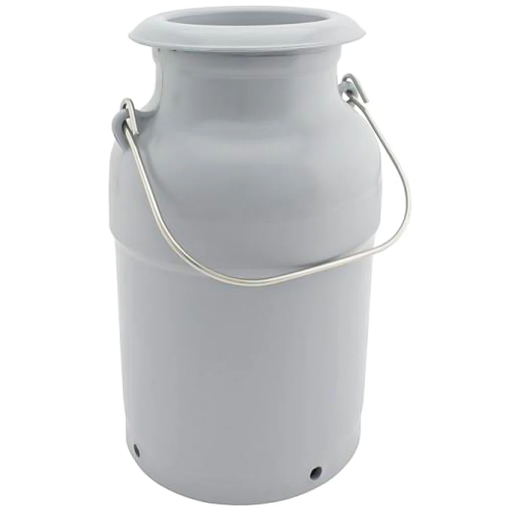Bidone per latte in plastica Gewa con coperchio a pressione e manico in acciaio inox - 5, 10, 20 lt - Image 3