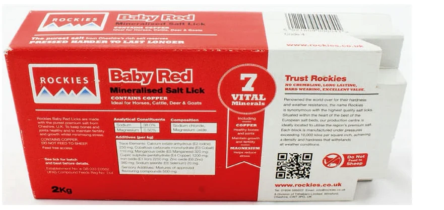 Blocchi di sale Rockies baby red 2kg - Image 2