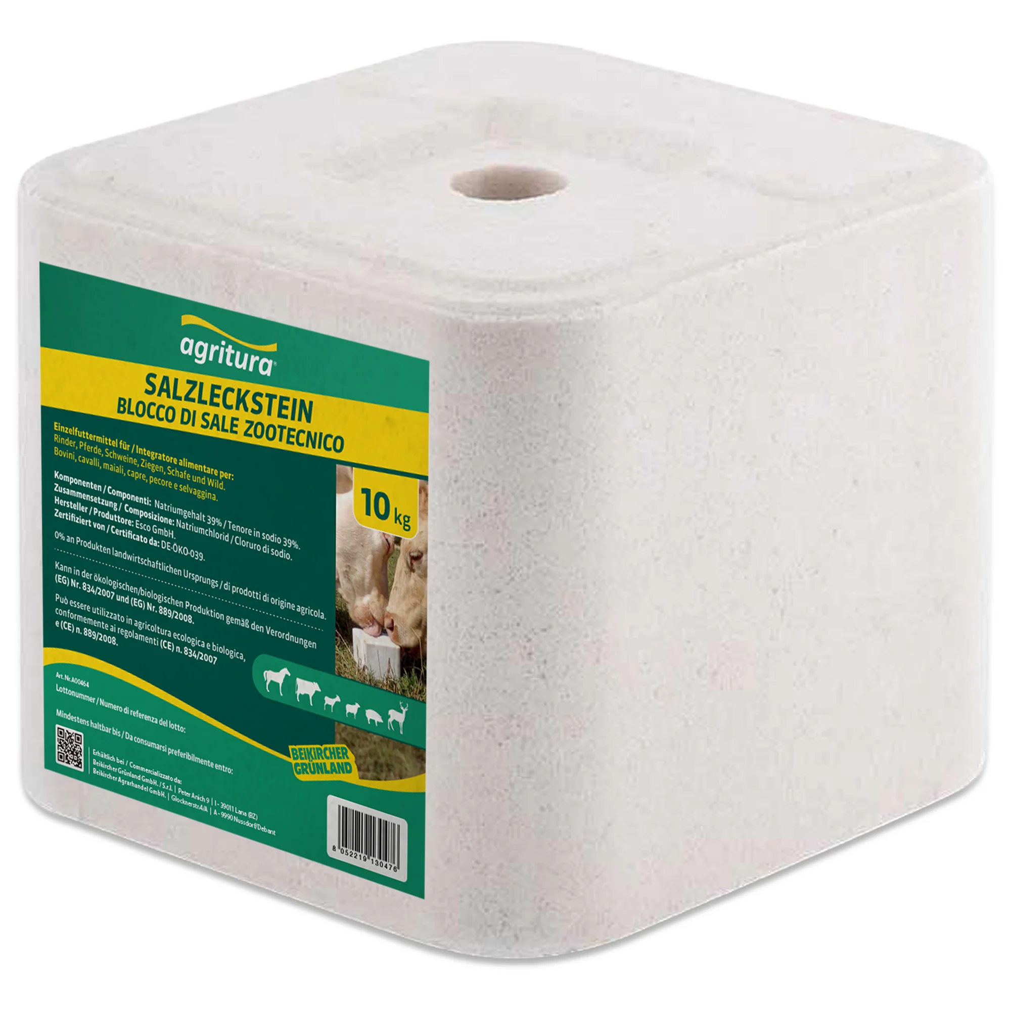 Blocco di Sale bianco 10kg Sali Minerali Essenziali per Nutrizione - Image 3