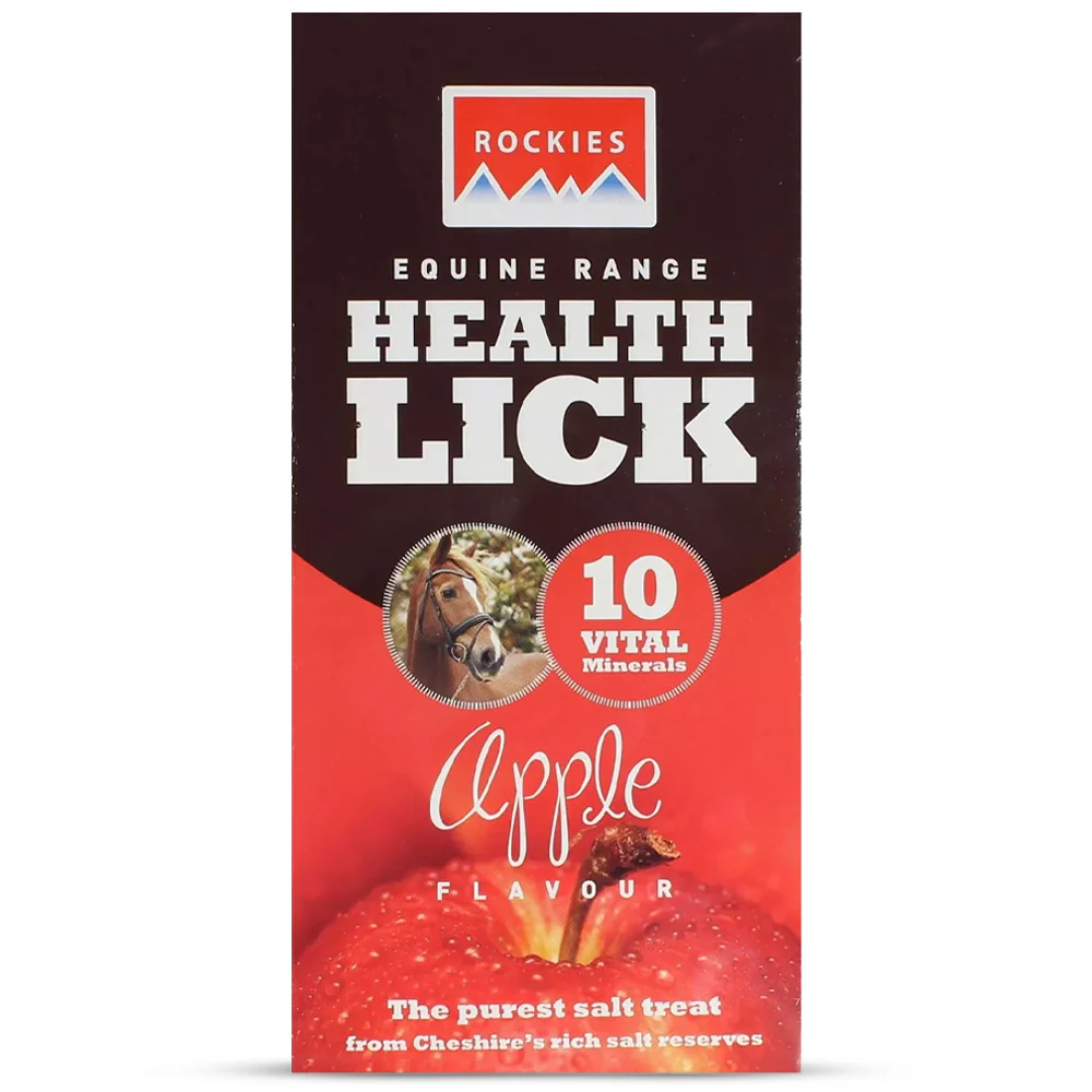 Blocco Leccare Rockies Carota e Mela 2 kg per Cavalli - Image 2