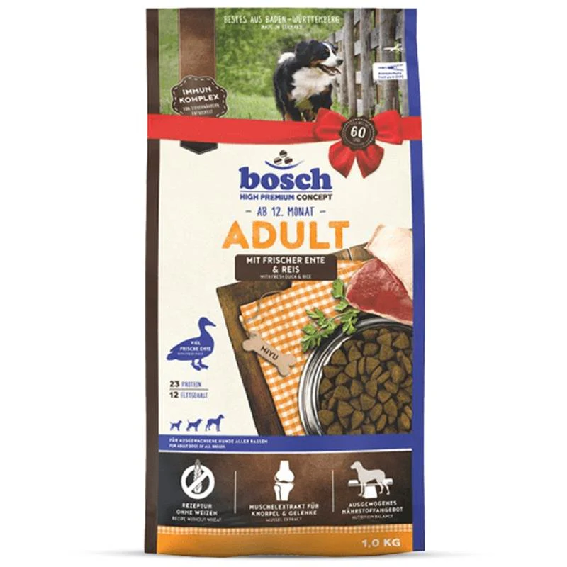Bosch Adult con Anatra Fresca e Riso – Crocchette Premium Cane