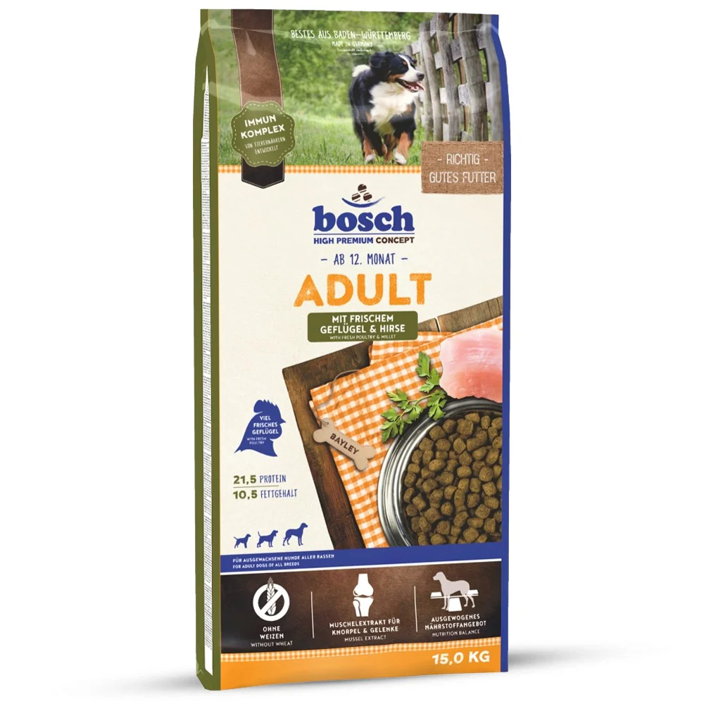 Bosch Adult Crocchette Cane con Pollame Fresco e Miglio - Image 3