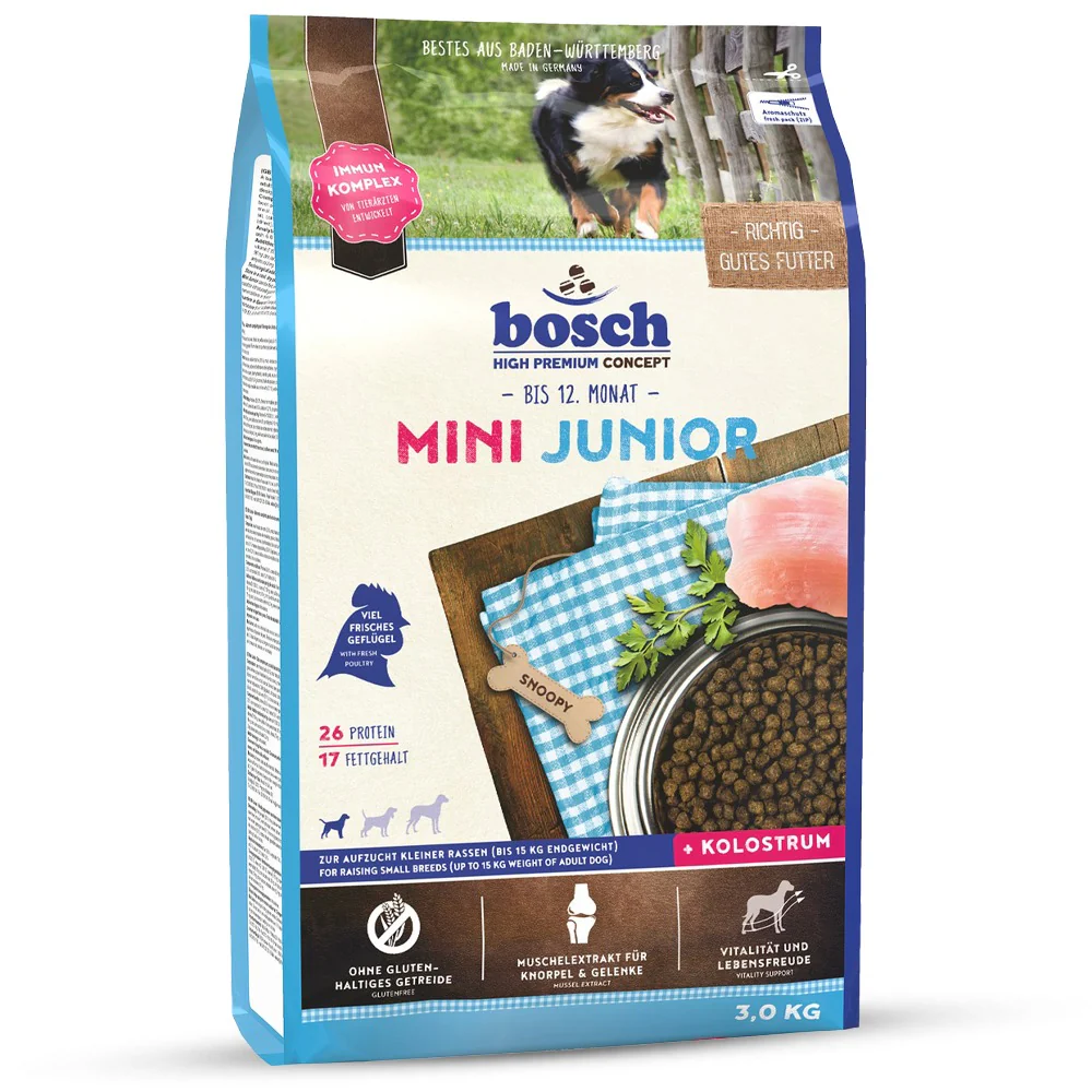 Bosch Mini Junior Crocchette per Cuccioli di Cane