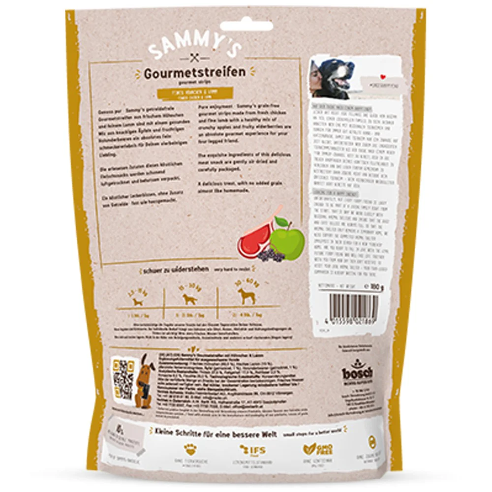 Bosch Sammy’s Strisce Gourmet Snack per Cani Pollo e Agnello - Image 2