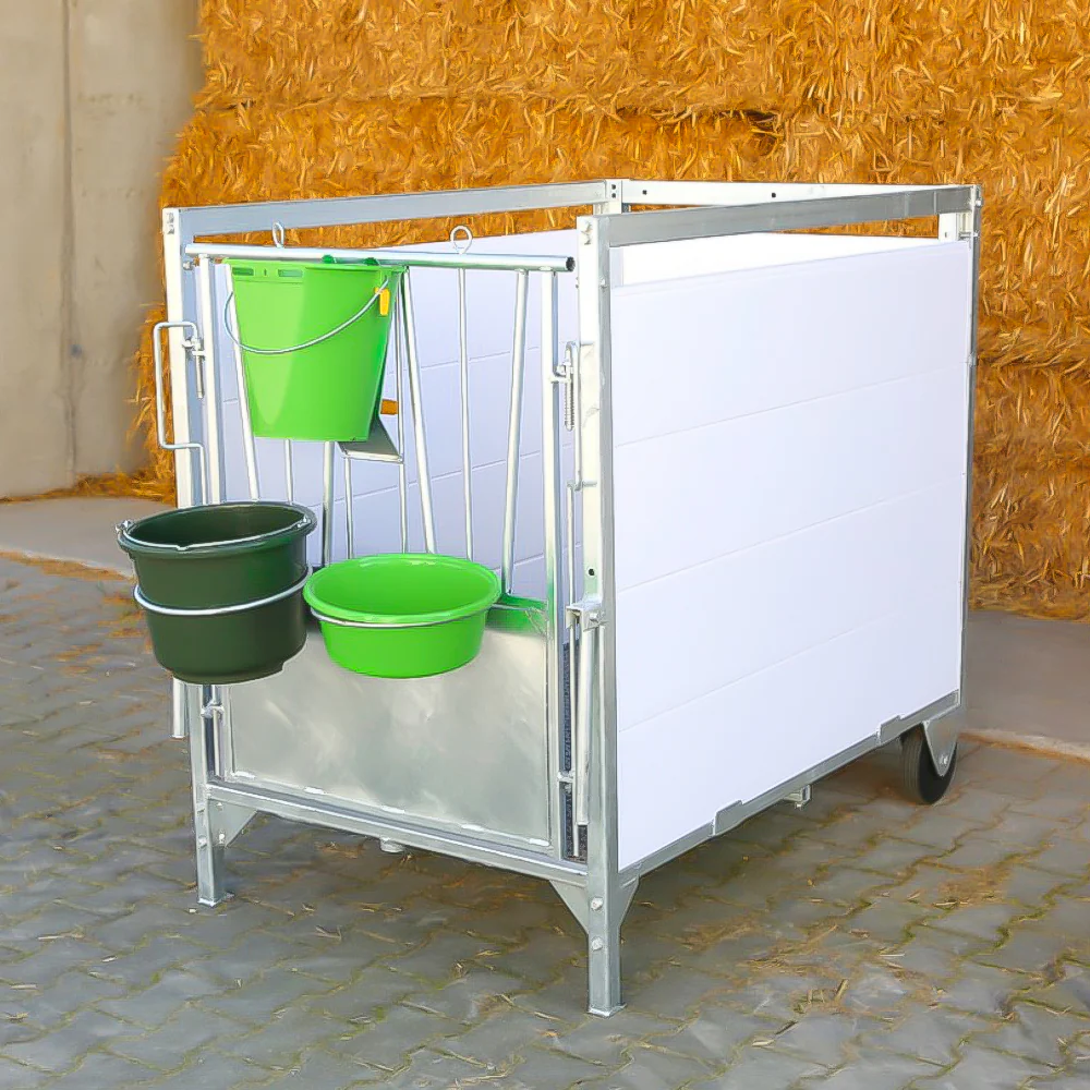 Box per vitelli con griglia antiscivolo e pannelli PVC - Image 10