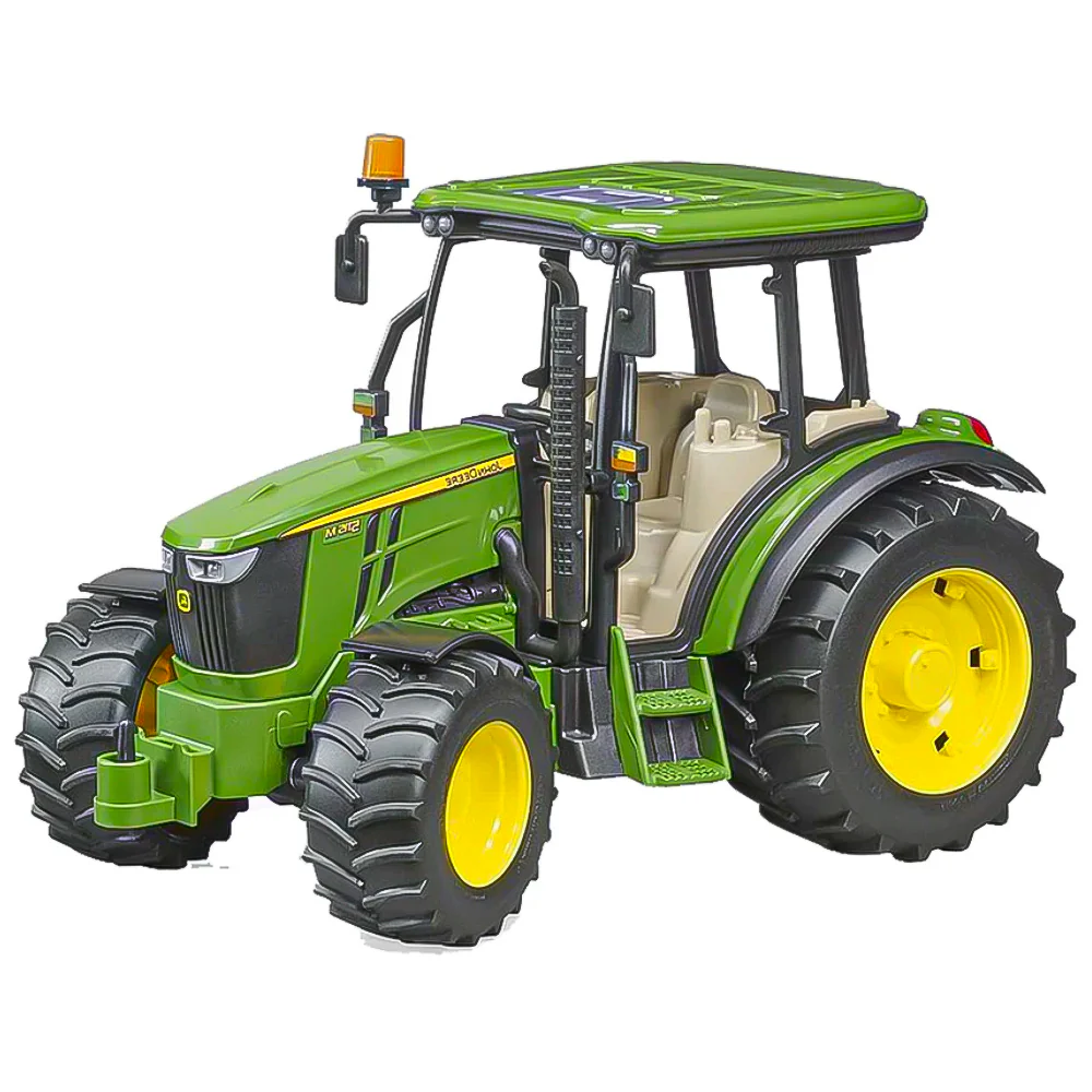 Bruder 02108 John Deere 5115 M con rimorchio ribaltabile