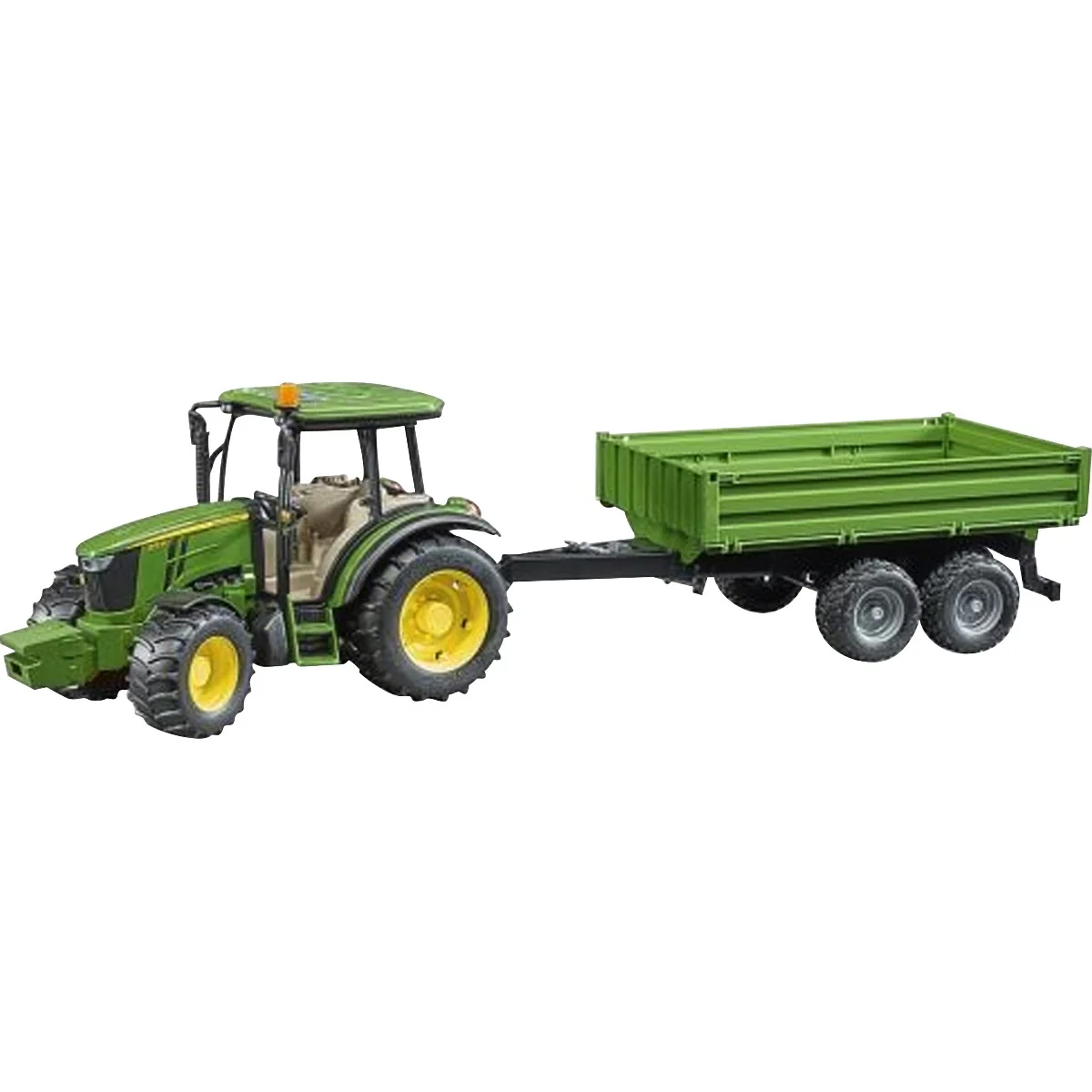 Bruder 02108 John Deere 5115 M con rimorchio ribaltabile - Image 4