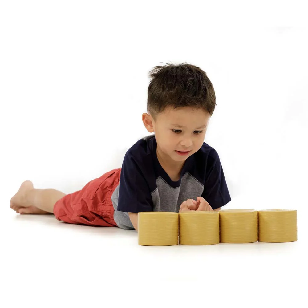 Bruder Accessories - Set of 4 ocher brown Round Hay Bales - Image 3