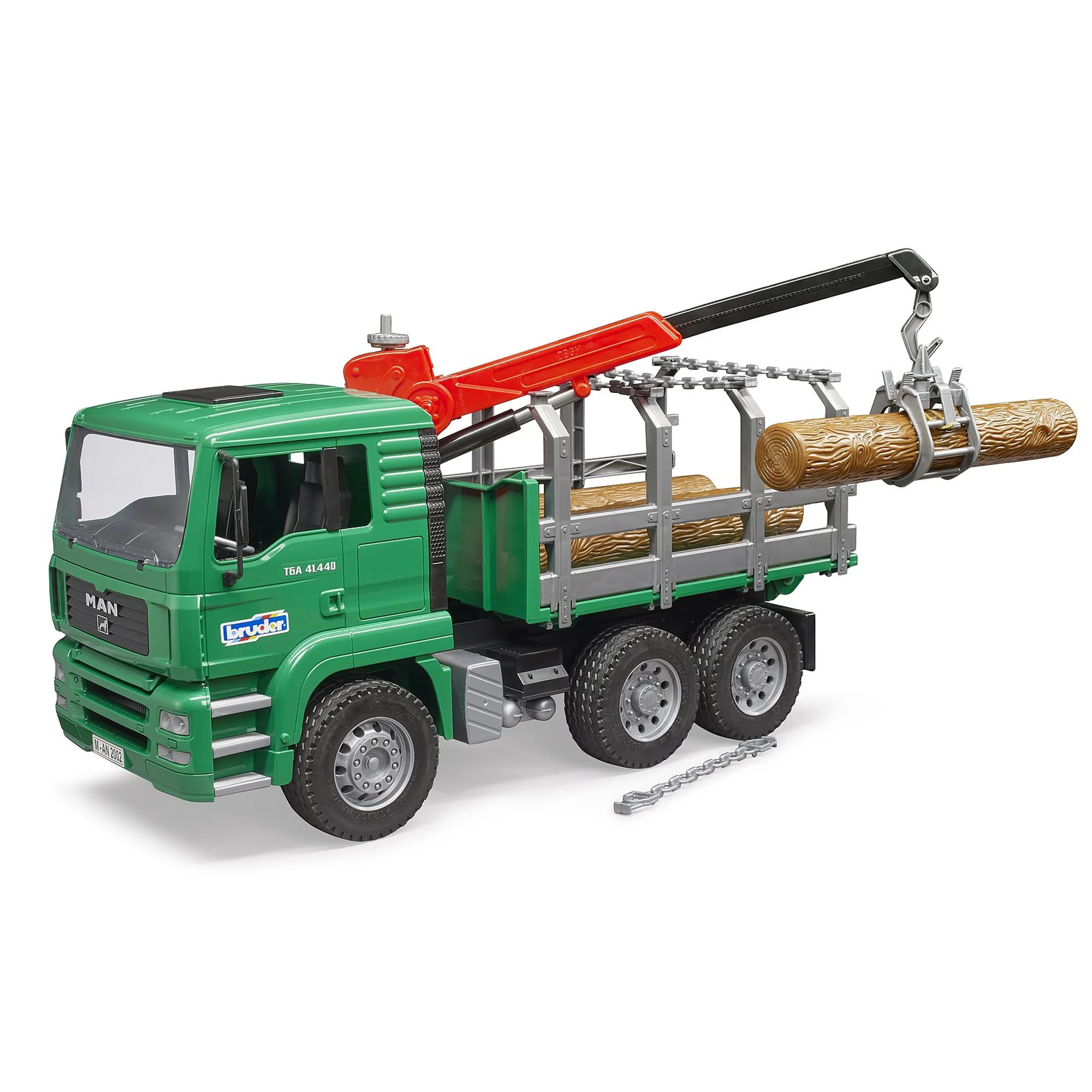 Bruder Camion Con Legna Man Trasporto Tronchi - Image 6