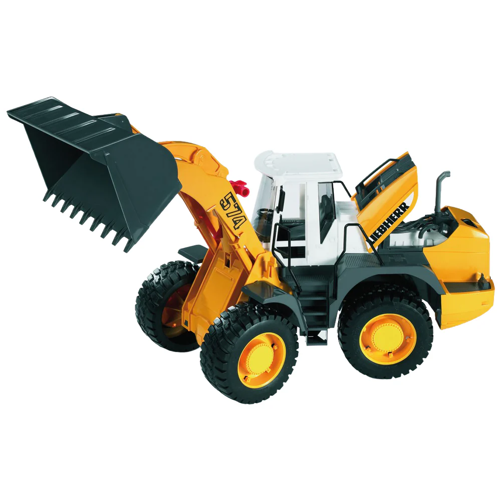 Bruder Caricatrice Gommata Liebherr L574 Giocattolo - Image 2