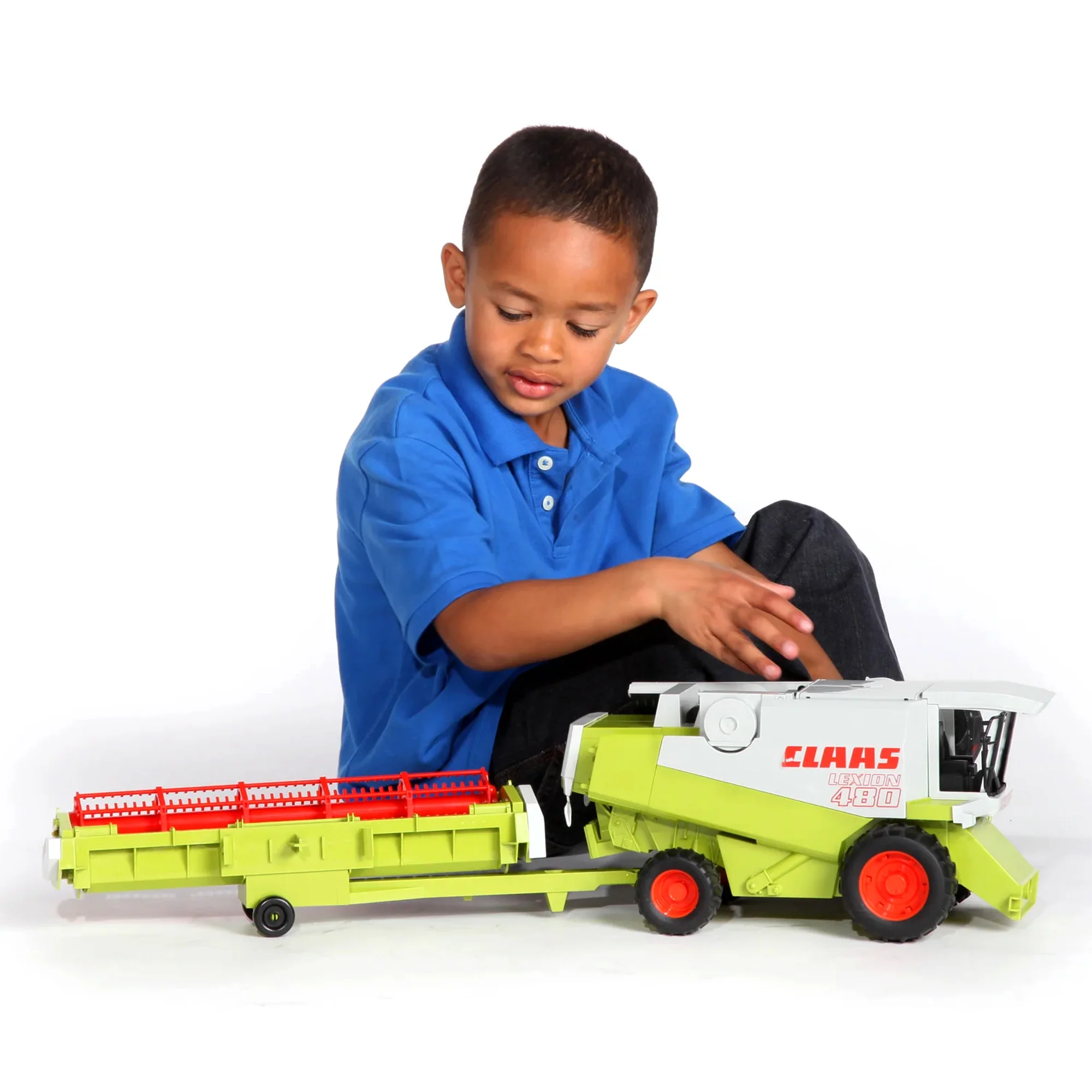 Bruder Claas Lexion Mietitrebbia giocattolo con unità di taglio staccabile - Image 5