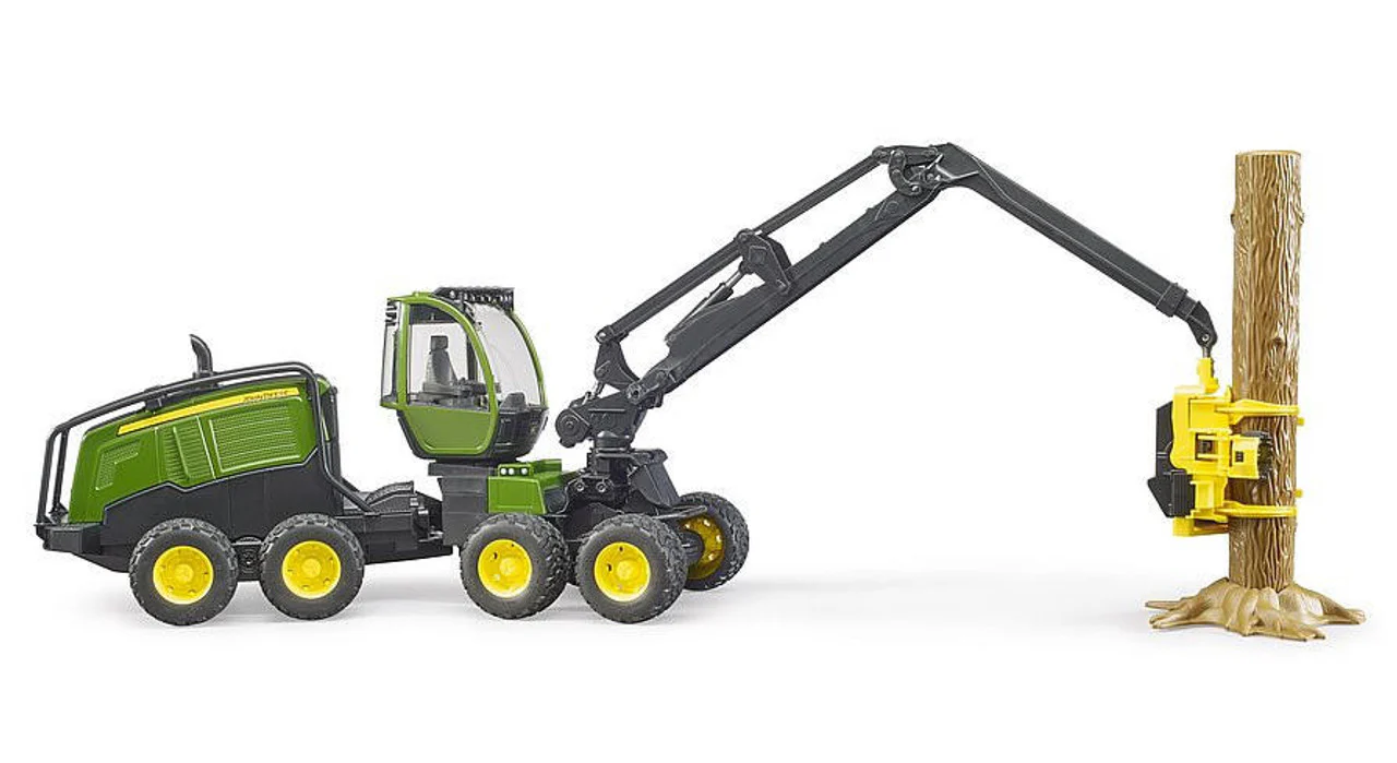 Bruder John Deere 1270G Harvester – Macchina Forestale Giocattolo, Scala 1:16 - Image 2