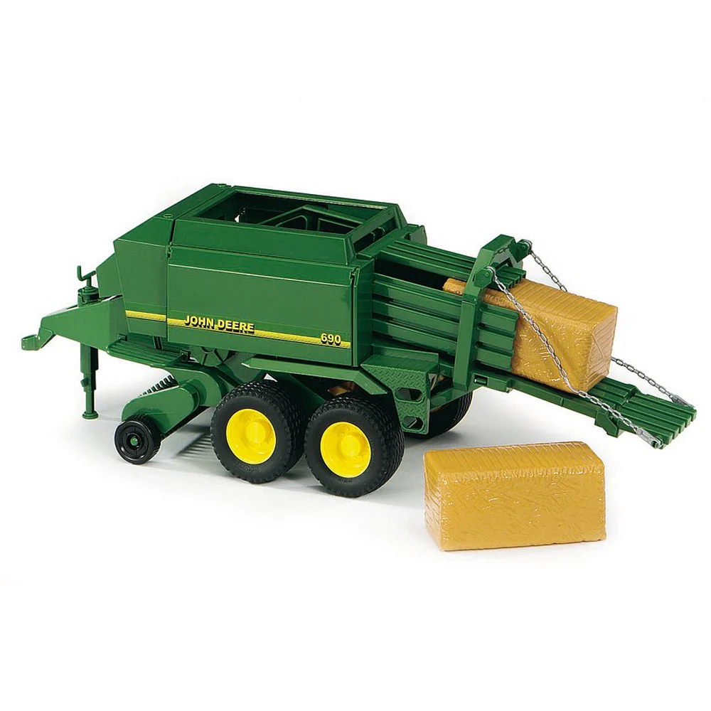 Bruder John Deere rimorchio grande pressa per balle - Image 4