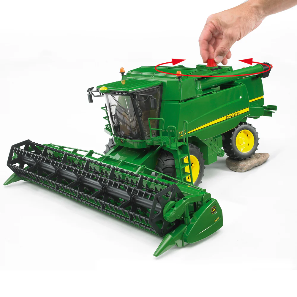 Bruder John Deere T 670i – Mini Mietitrebbia Giocattolo - Image 2