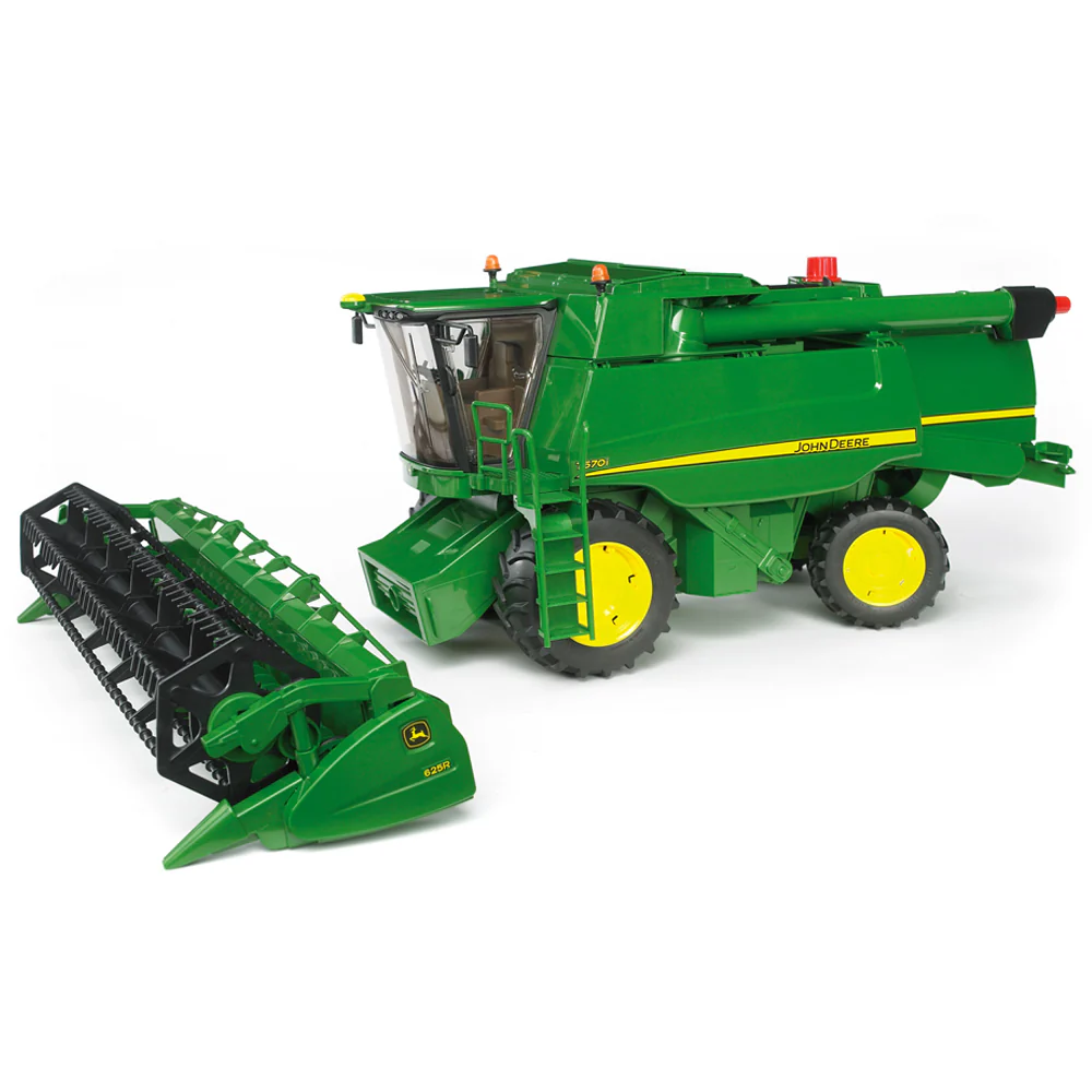 Bruder John Deere T 670i – Mini Mietitrebbia Giocattolo - Image 5