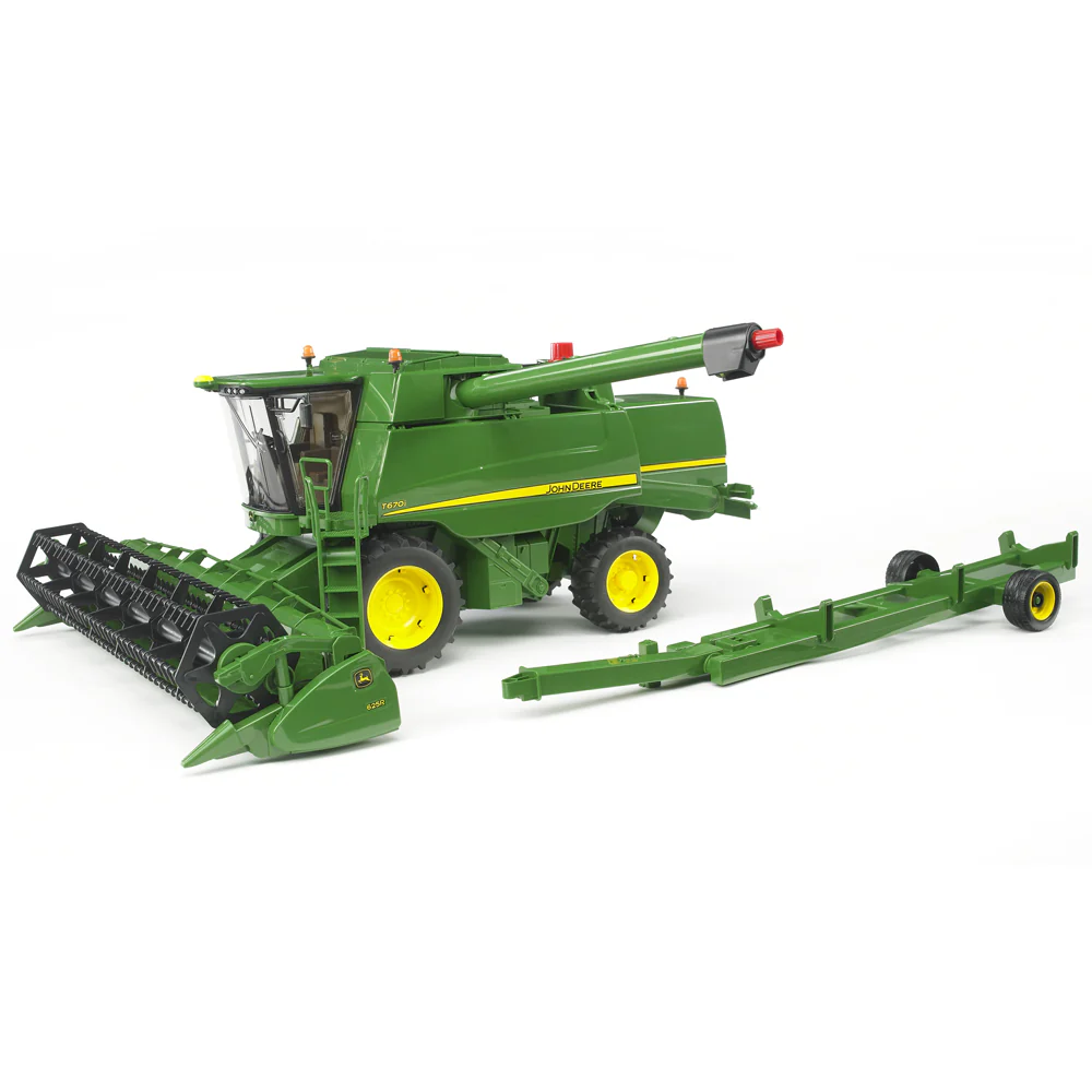 Bruder John Deere T 670i – Mini Mietitrebbia Giocattolo - Image 8