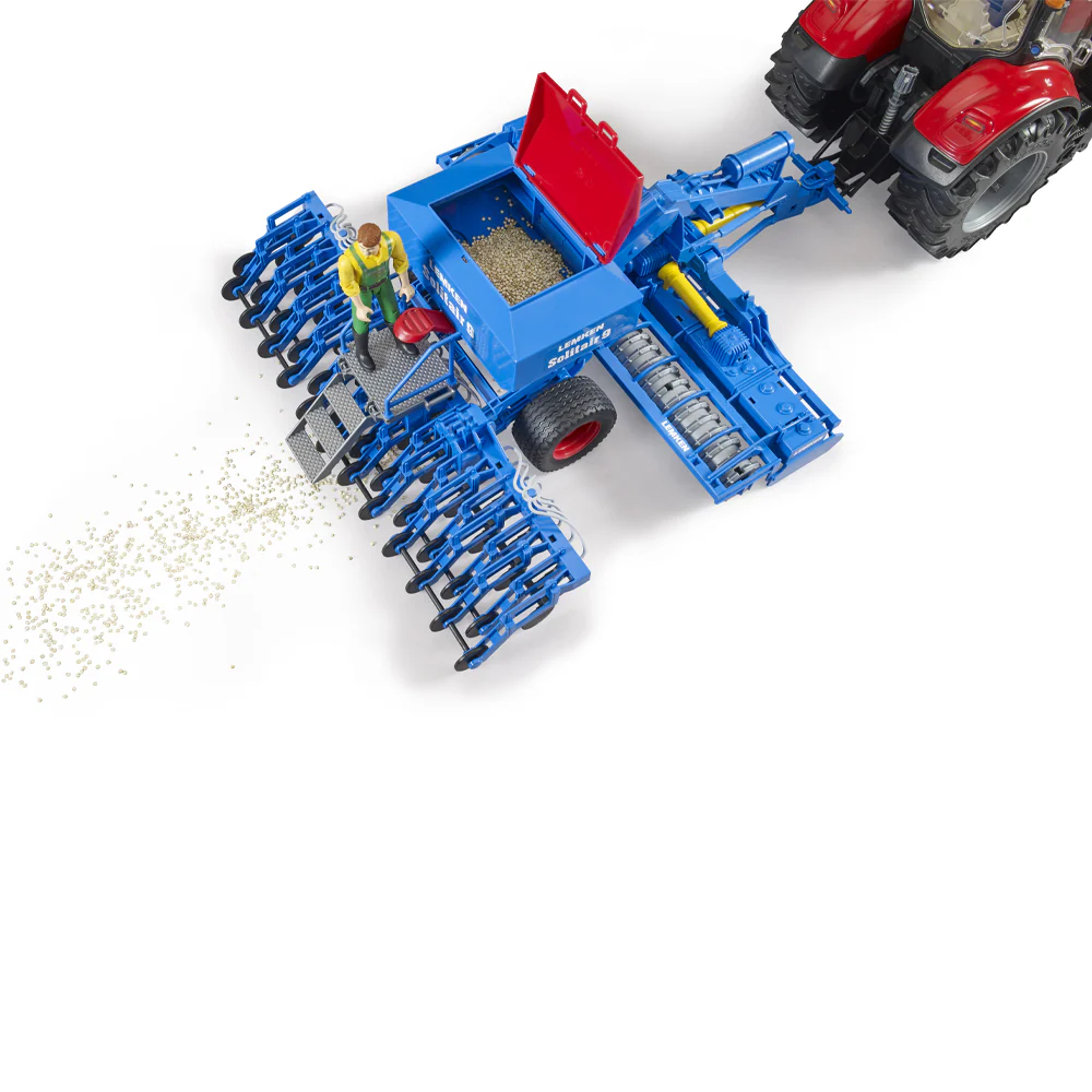 Bruder LEMKEN Solitair 9 Combinata Agricola da Rimorchio in Miniatura - Image 3