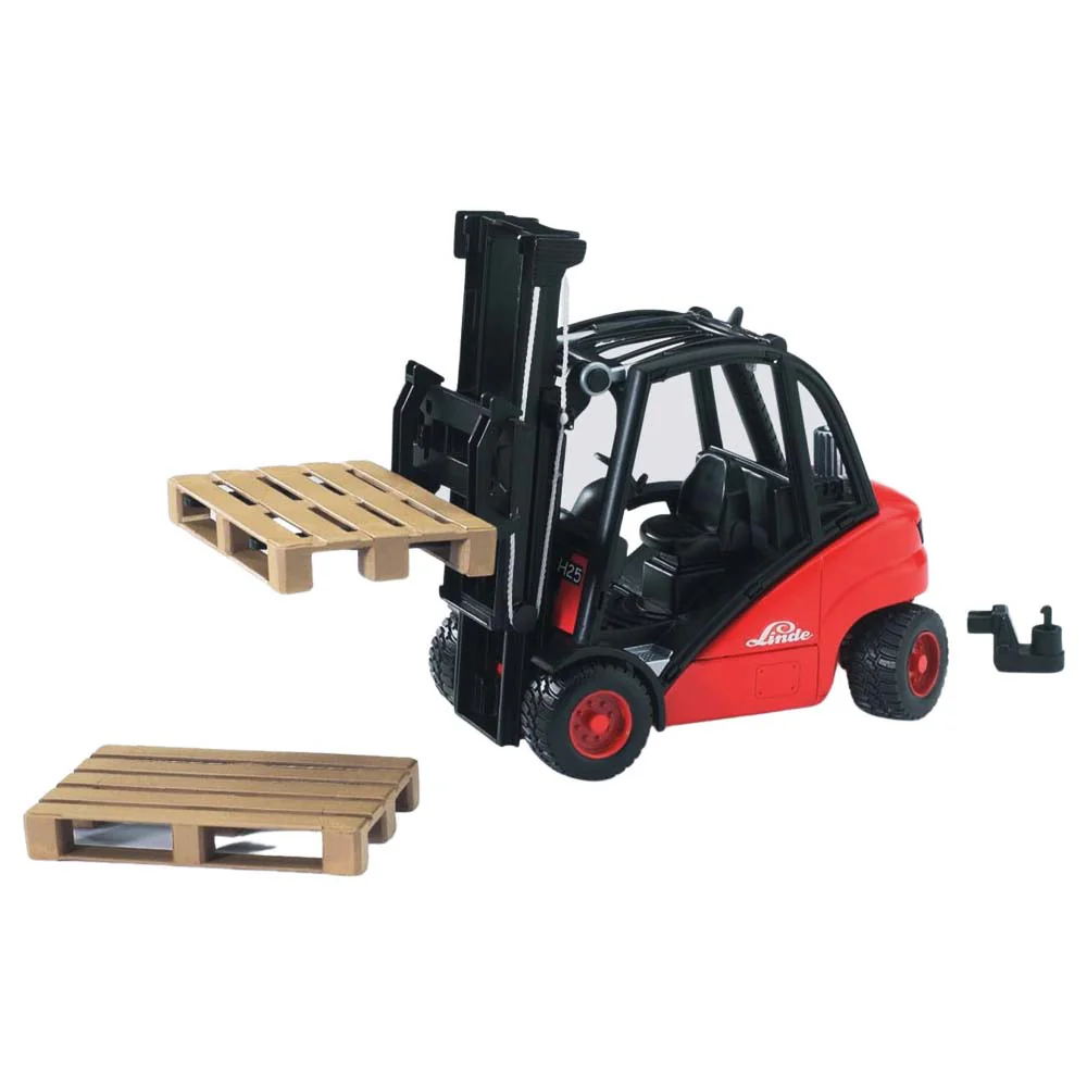 Bruder Linde H30D Carrello Elevatore Giocattolo - Image 2