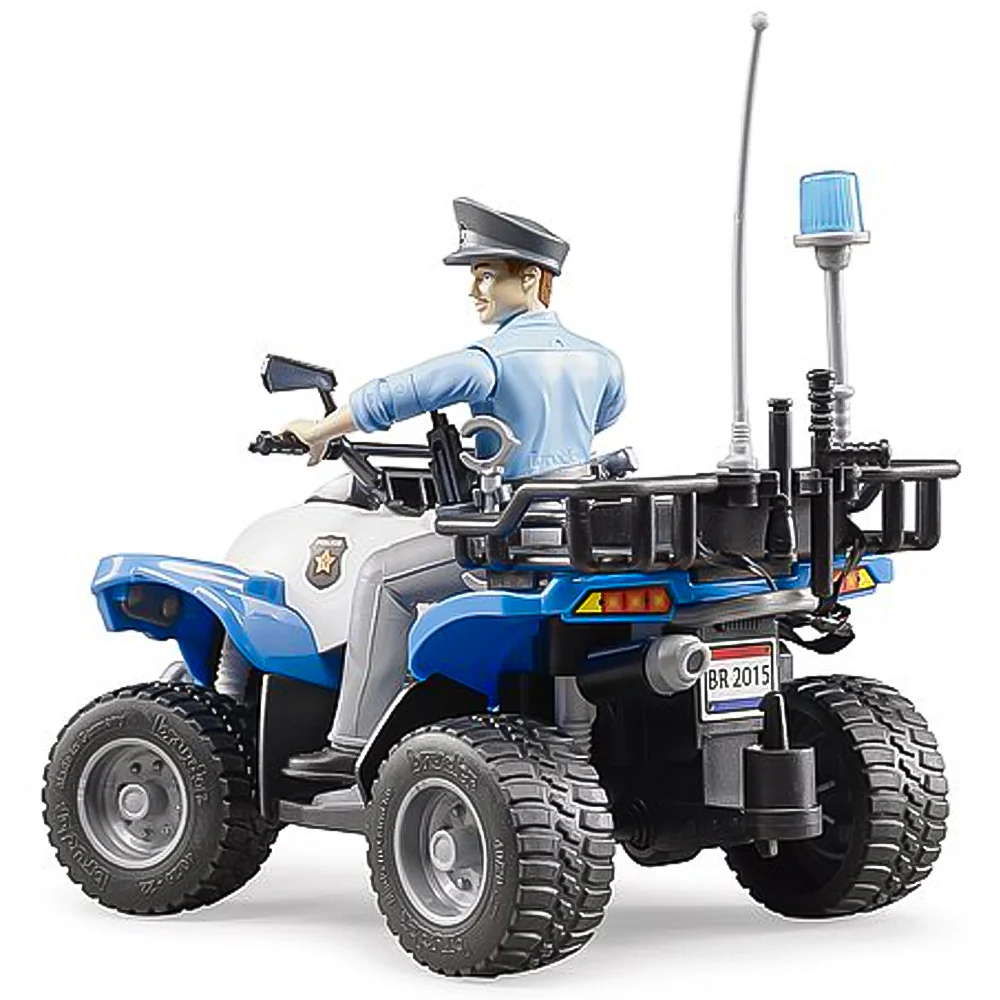 Bruder Quad della Polizia con Poliziotto e Attrezzature - Image 2