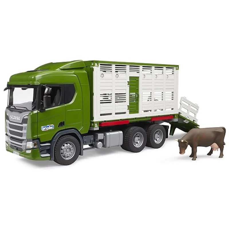 Bruder Scania Super 560R Camion Trasporto Animali Realistico