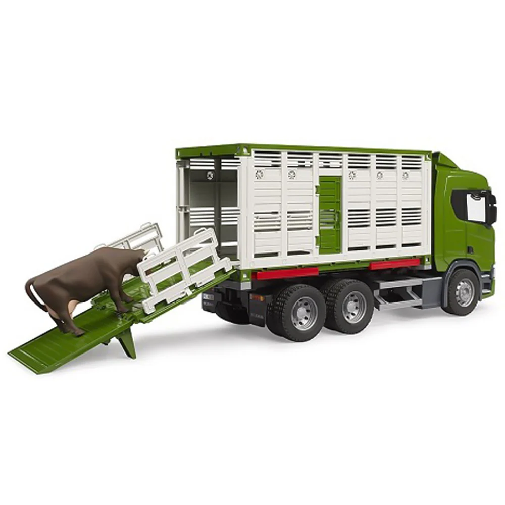 Bruder Scania Super 560R Camion Trasporto Animali Realistico - Image 3