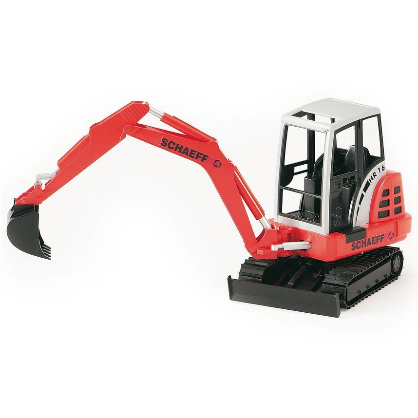 Bruder Schaeff HR16 mini escavatore realistico con braccio funzionante