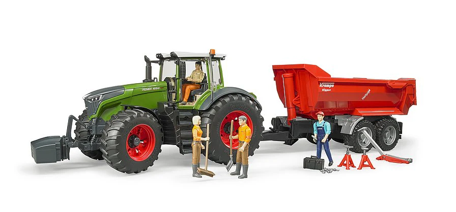Bruder Trattore Fendt 1050 Vario con meccanico e attrezzi officina - Image 3