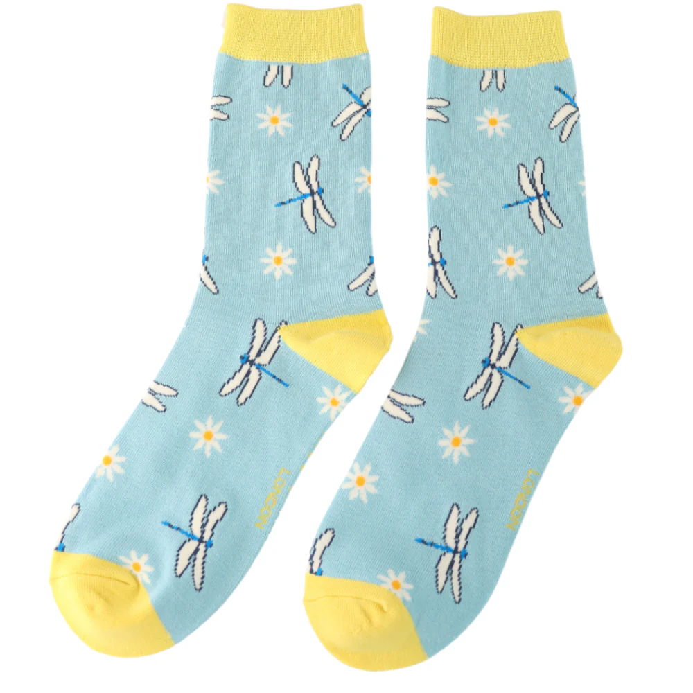 Calze da donna in bambù Miss Sparrow – Libellule