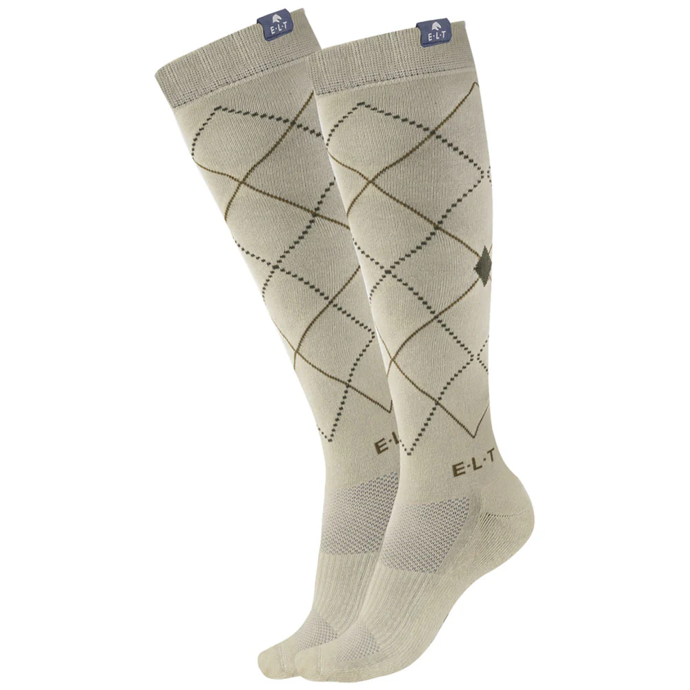Calze Equitazione Argyle Classiche e Traspiranti - Image 2
