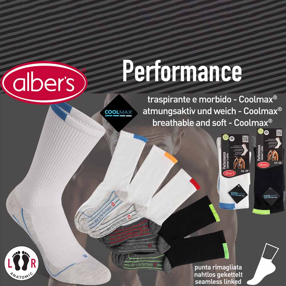 Calzini sportivi performance coolmax di alber - Image 2