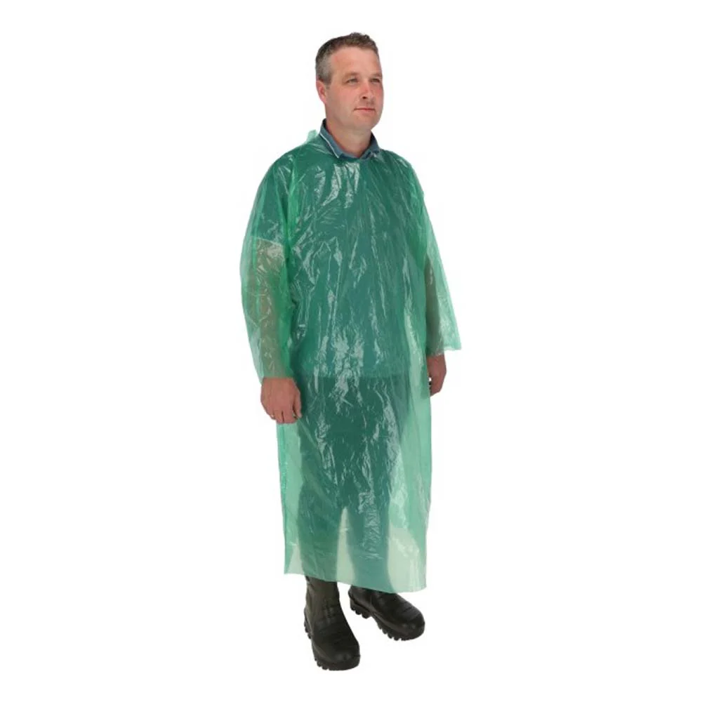 Camice veterinario in nylon verde - Image 3
