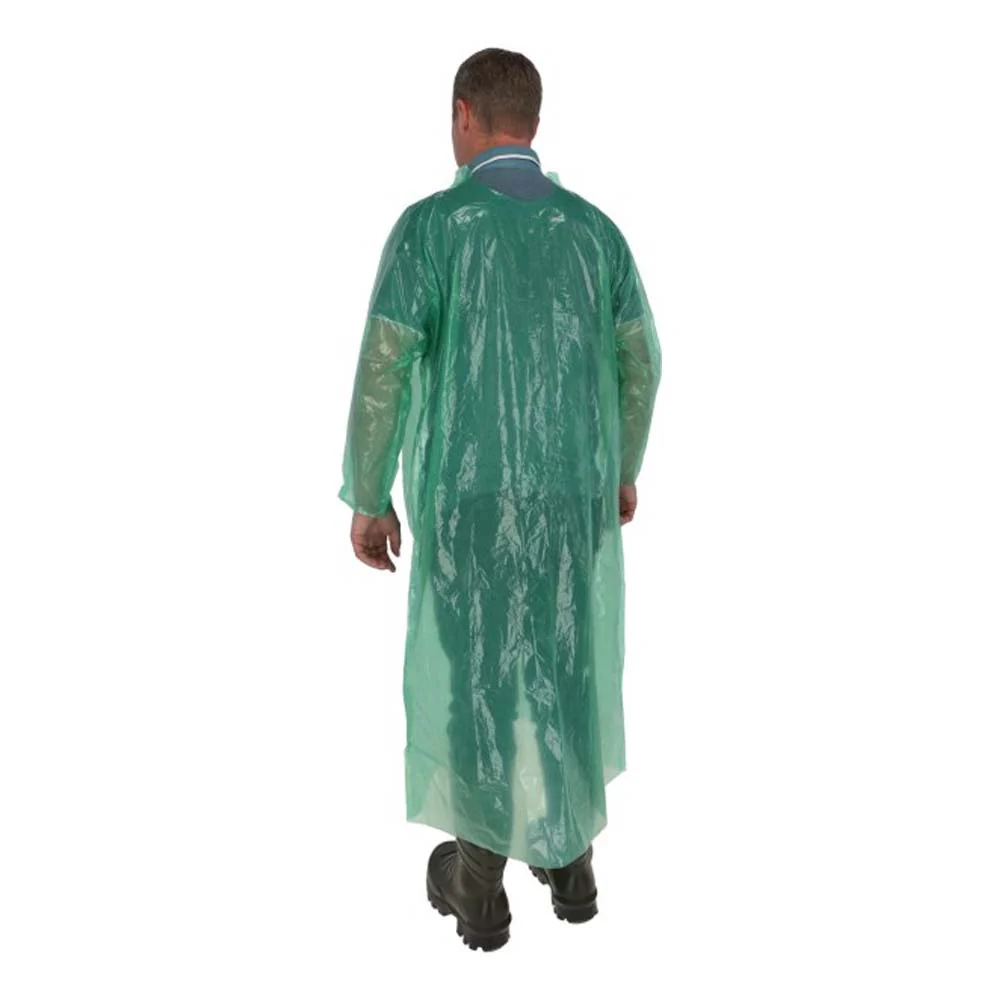 Camice veterinario in nylon verde - Image 4