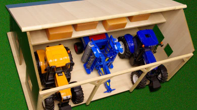 Capannone Agricolo Kids Globe per 3 Veicoli 1:16 - Image 2
