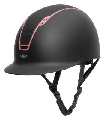 Casco Equitazione Nero Velvet SWING H22 Shine