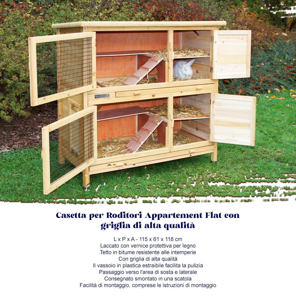Casetta per Roditori Appartement Flat con griglia di alta qualità - Image 17