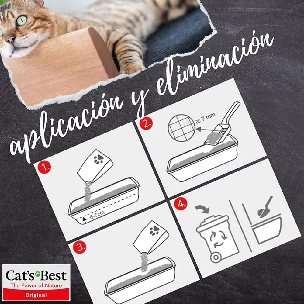 Cat’s Best Original Lettiera Agglomerante e Contenitiva - Image 7