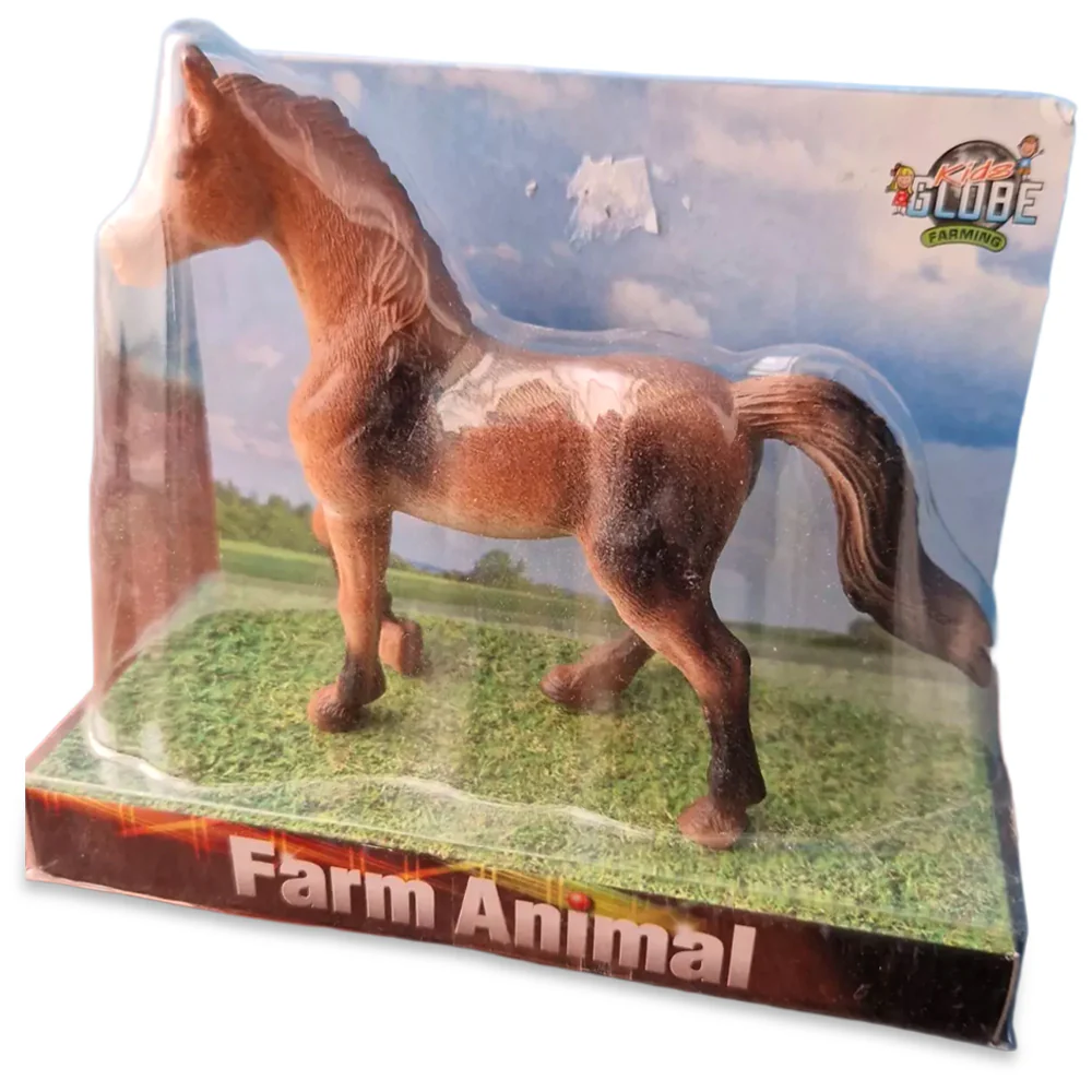 Cavallo da Fattoria Marrone Giocattolo per Bambini - Image 3