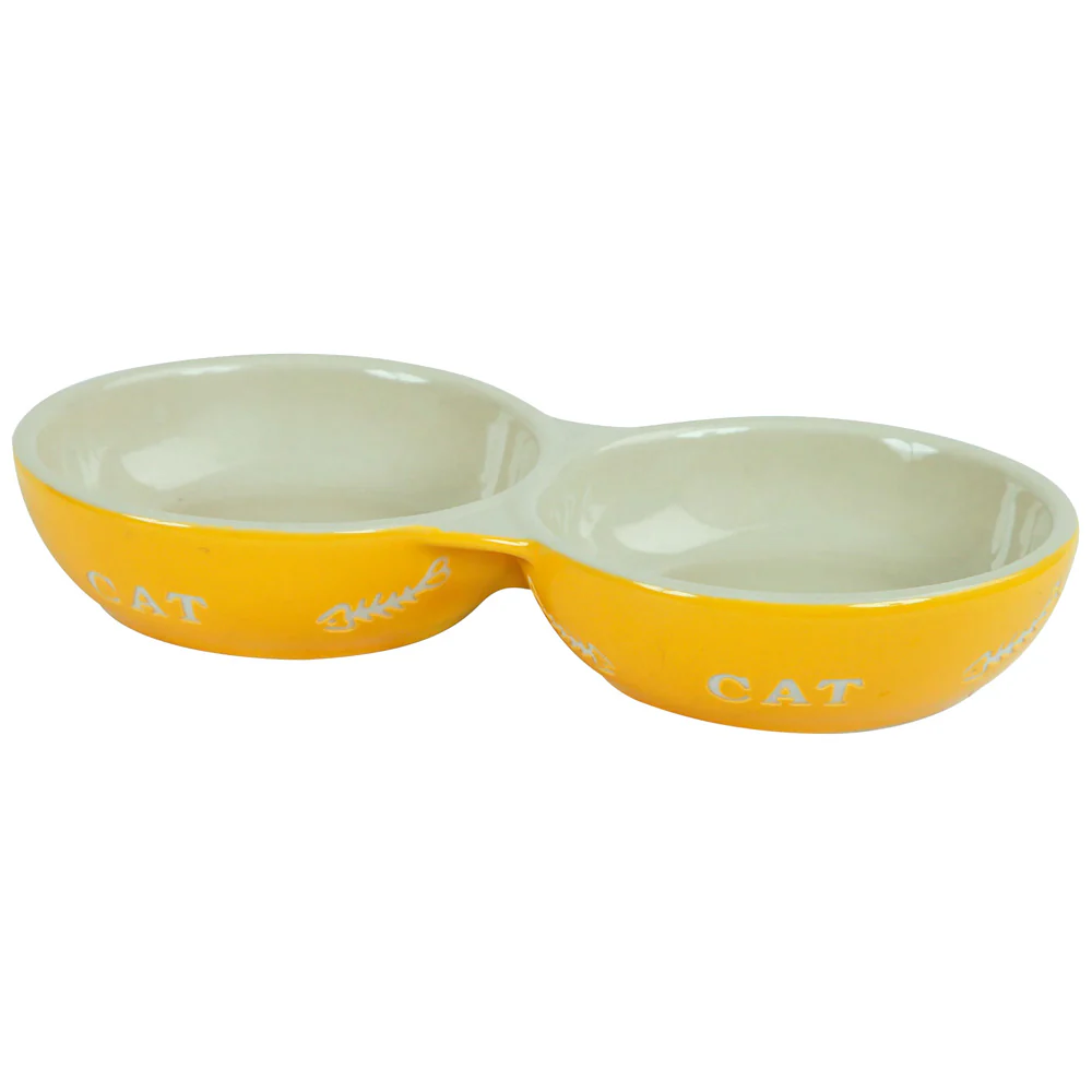 Ciotola Doppia in Ceramica per Gatti 2x200ml - Image 2