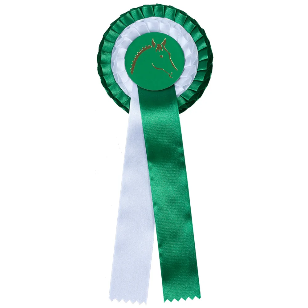 Coccarda Premio Doppia con Nastro Ribbon per Cavallo - Image 5